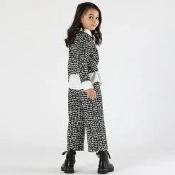 Pantalone jacquard da bambina