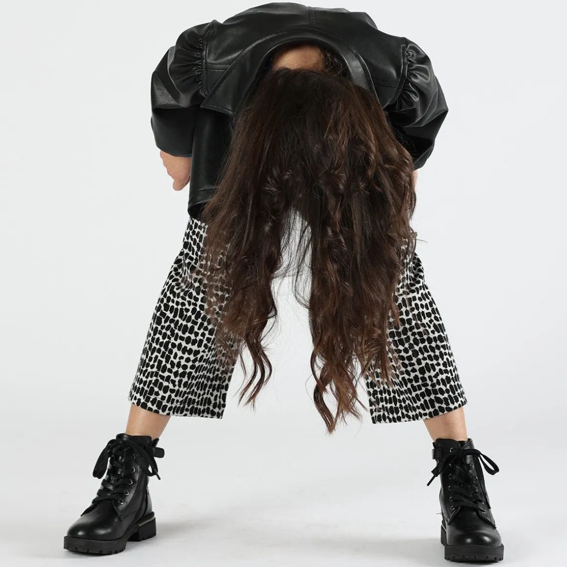 Pantalone jacquard da bambina