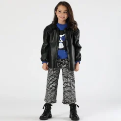 Pantalone jacquard da bambina