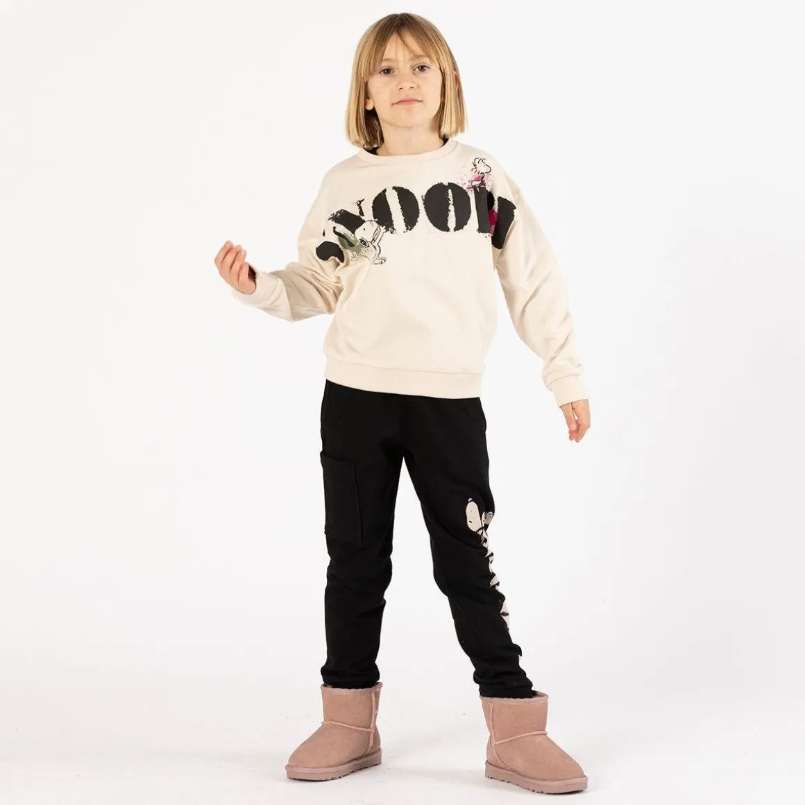 Pantalone jogger per ragazza