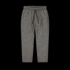 Pantalone lungo da bambino in misto lino