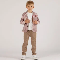 Pantalone misto lino bambino