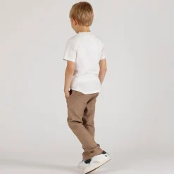 Pantalone misto lino bambino