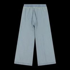 Pantalone palazzo in chambray per bambina