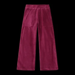 Pantalone palazzo in ciniglia per bambina