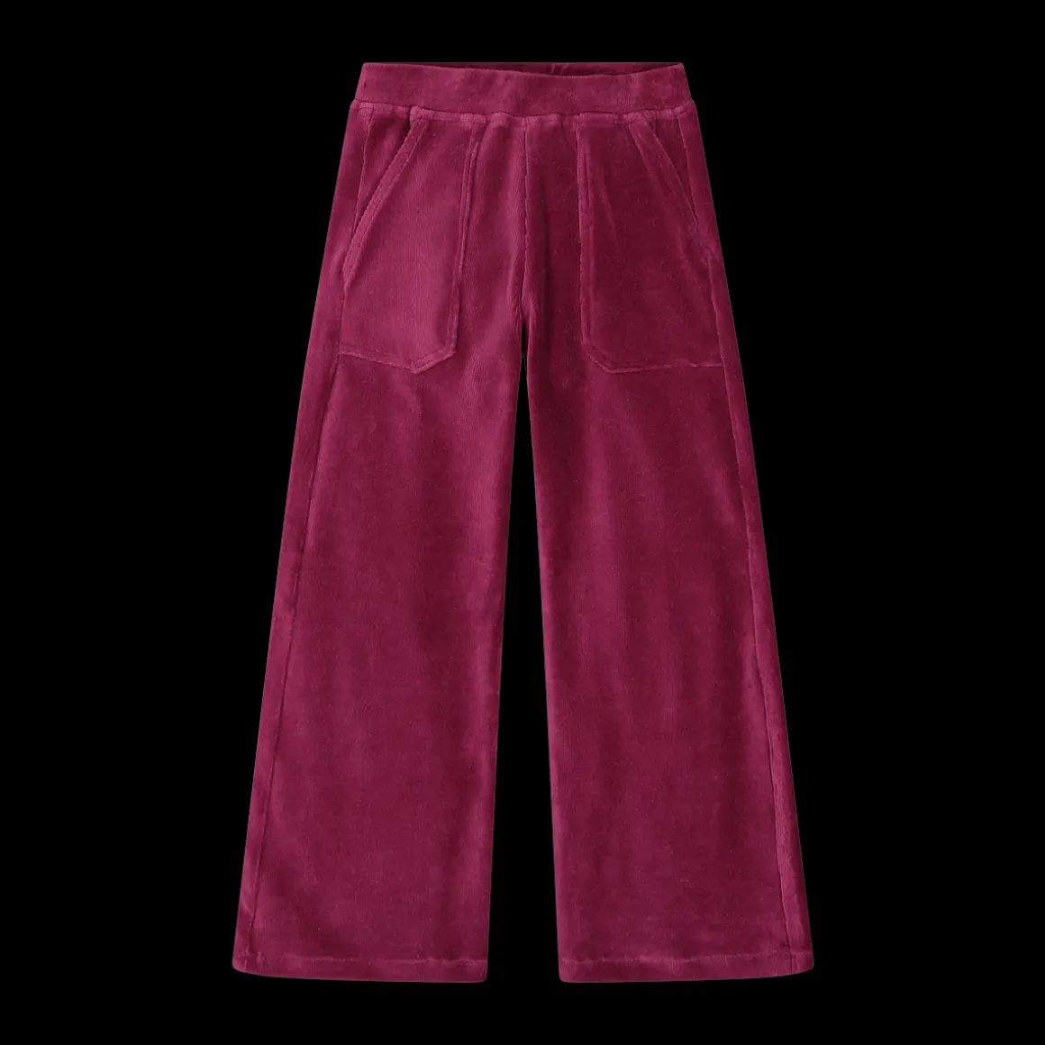 Pantalone palazzo in ciniglia per bambina