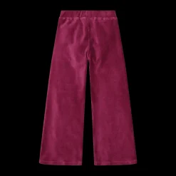 Pantalone palazzo in ciniglia per bambina