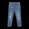 Pantalone skinny con scuciture per ragazza