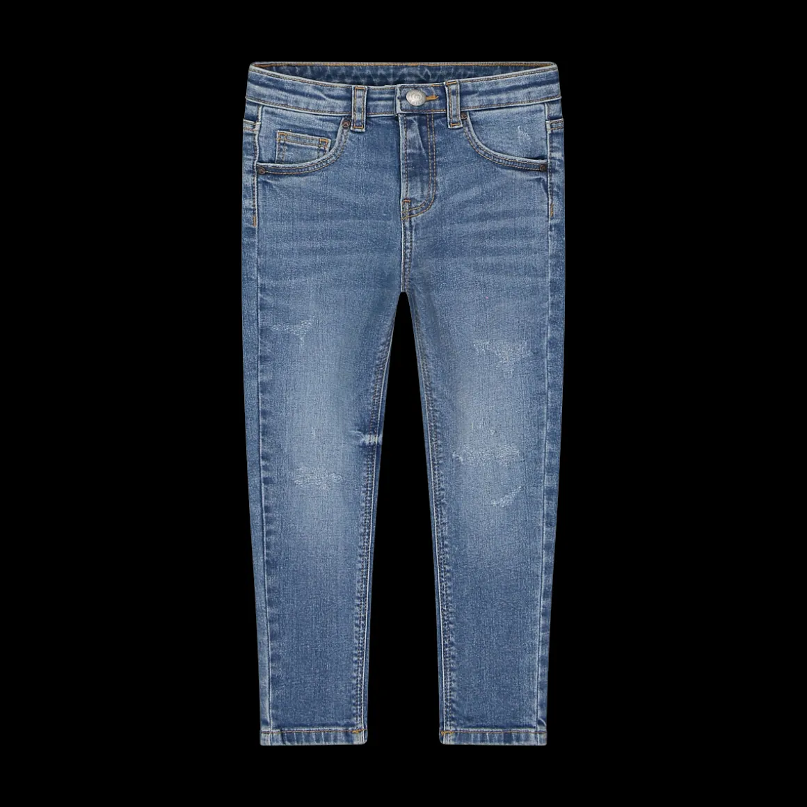 Pantalone skinny con strappi per bambina