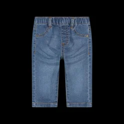 Pantalone skinny in denim da bambina