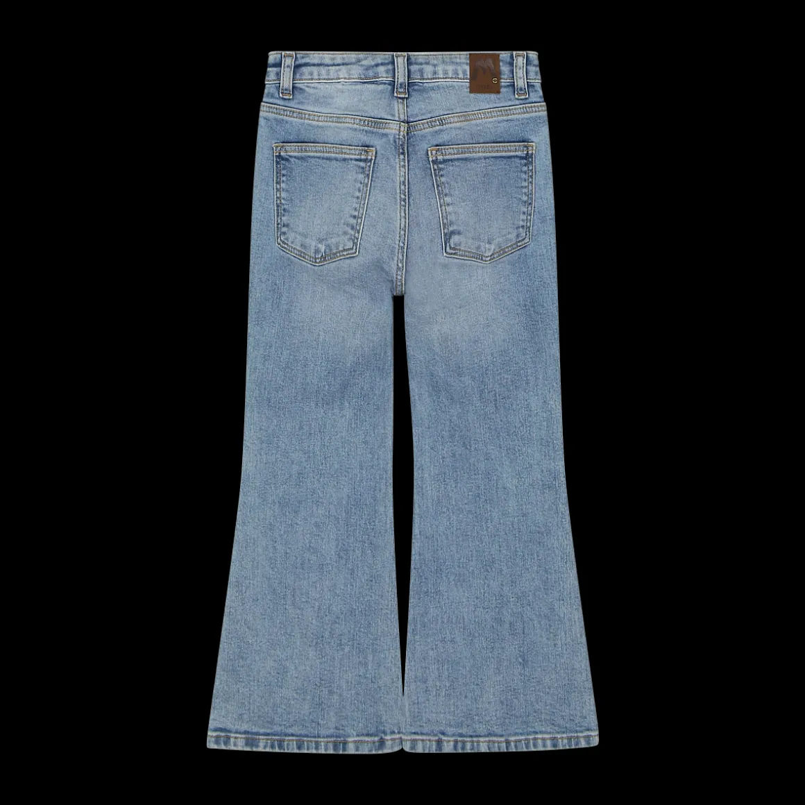 Pantaloni flare in denim per bambina