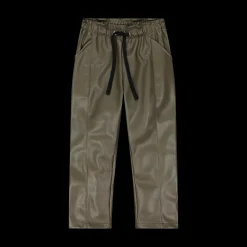 Pantaloni in ecopelle da bambina