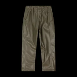 Pantaloni in ecopelle da bambina