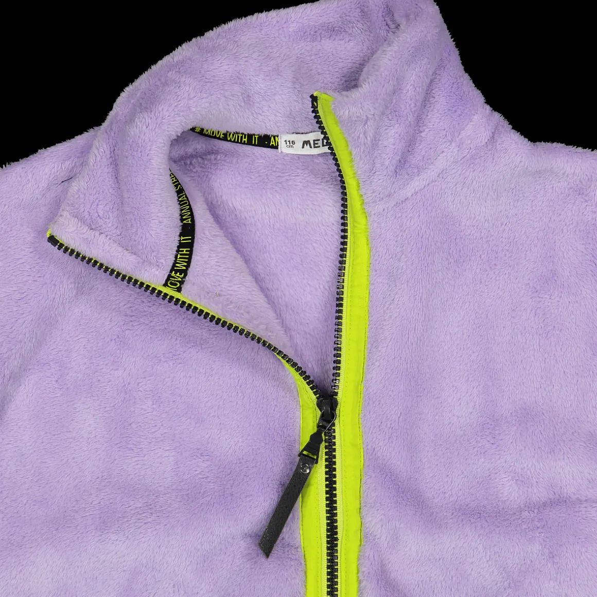 Pelliccetta con zip bambina
