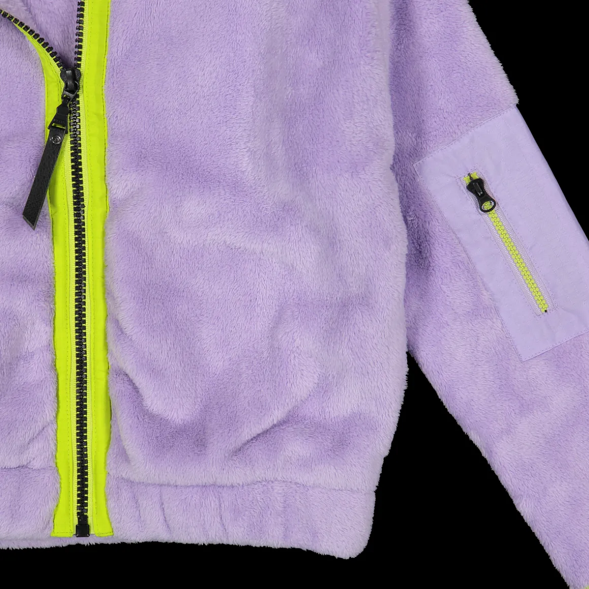 Pelliccetta con zip bambina