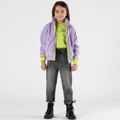 Pelliccetta con zip bambina