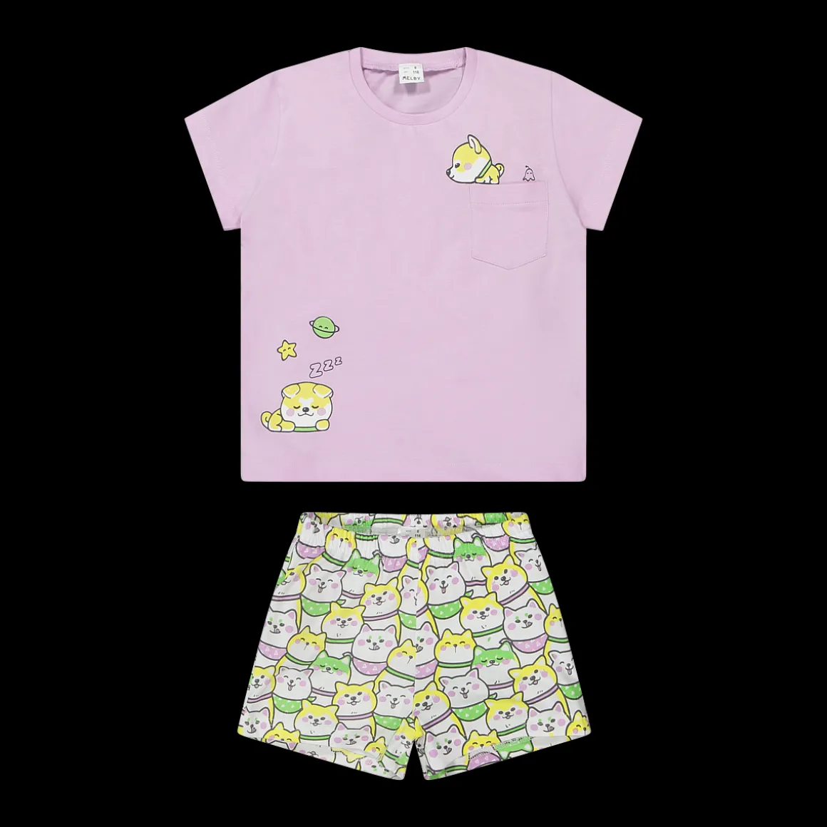 Pigiama in cotone da bambina