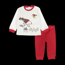 Pigiama newborn natalizio tema Peanuts unisex