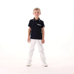 Polo elegante in piquet per bambino