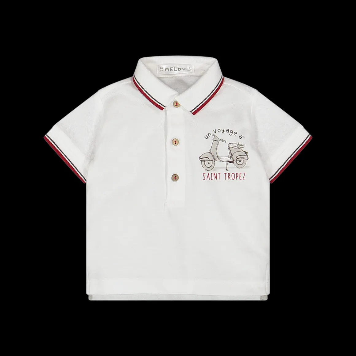 Polo in piquet di cotone da bambino