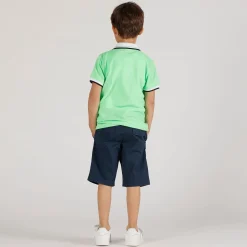 Polo piquet panna da bambino