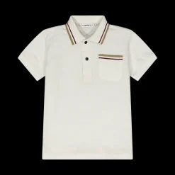Polo piquet panna da bambino