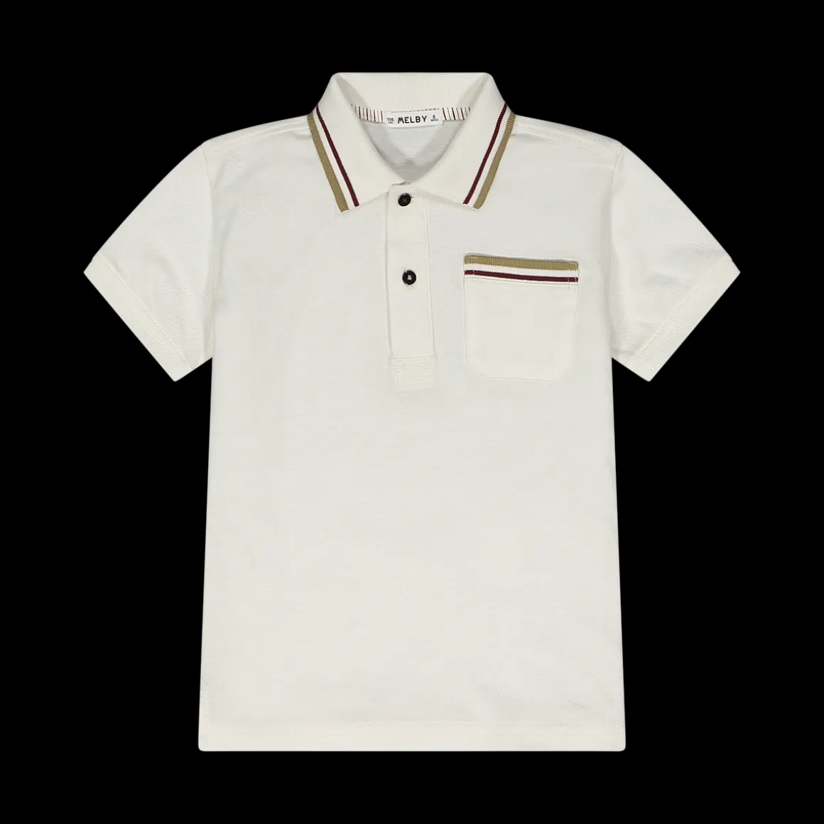 Polo piquet panna da bambino
