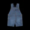 Salopette in denim stretch bambino