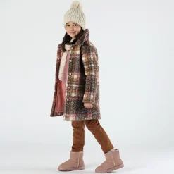 Sciarpa in tricot con strass bambina