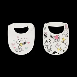 Set 2 bavaglini con Snoopy neonata