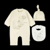 Set 3 pezzi unisex in felpa misto cotone