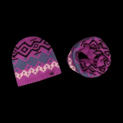 Set berretto e scaldacollo tricot bambina