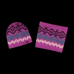 Set berretto e scaldacollo tricot bambina