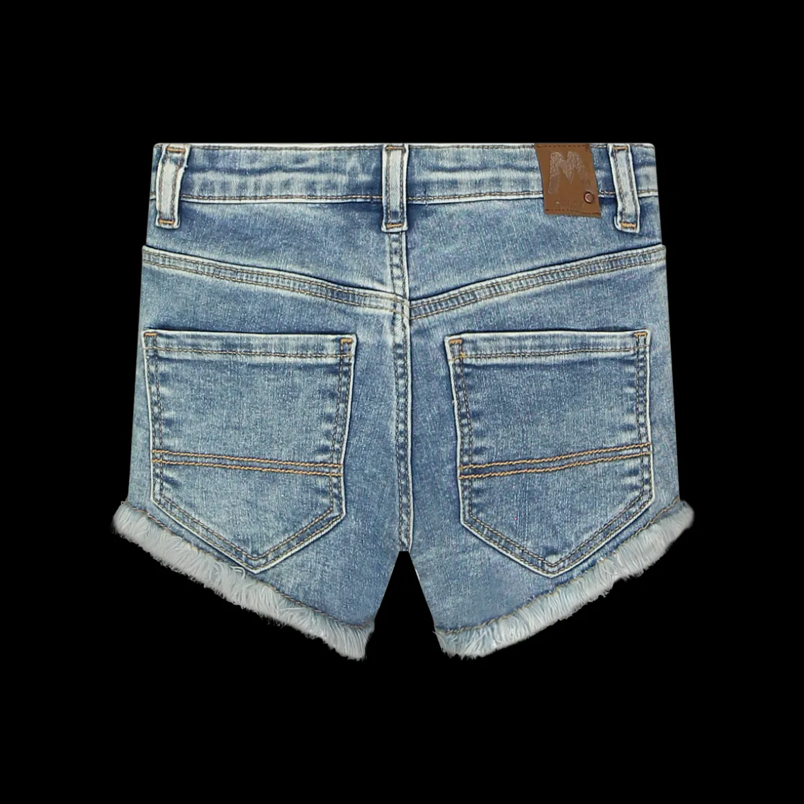 Short in denim da bambina