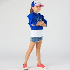 Short in denim da bambina
