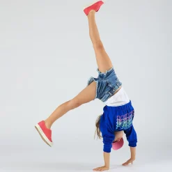 Short in denim da bambina