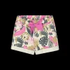 Shorts con stampa savana per bambina