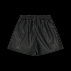 Shorts da bambina in ecopelle