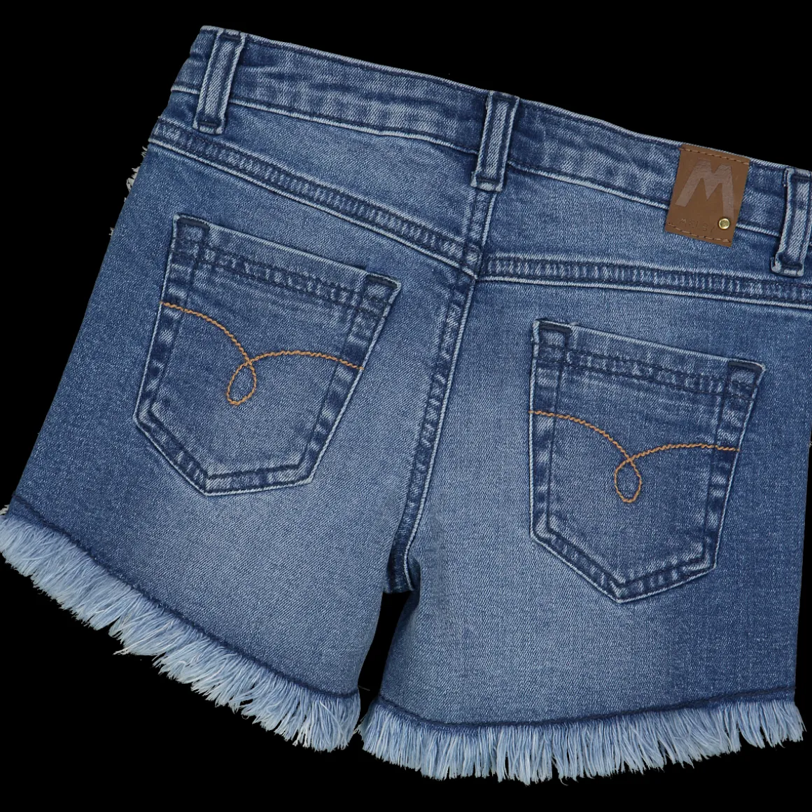 Shorts in denim da bambina