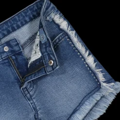Shorts in denim da bambina