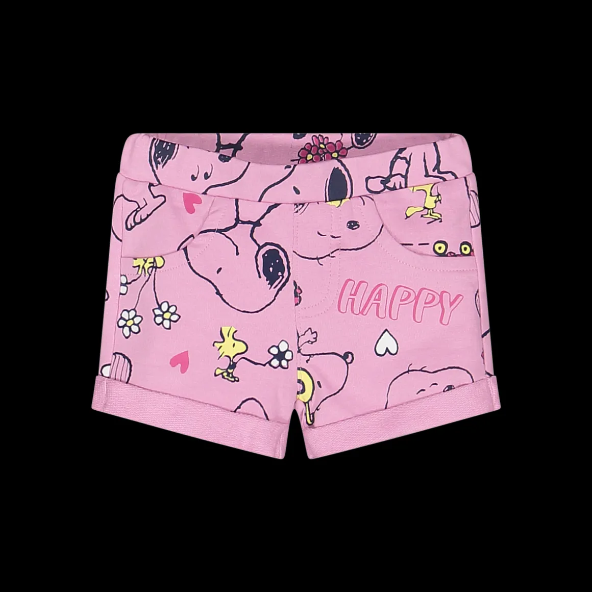 Shorts in felpa stampata bambina