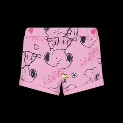 Shorts in felpa stampata bambina