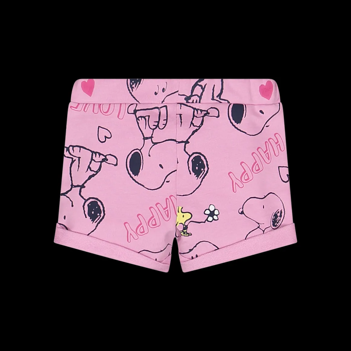 Shorts in felpa stampata bambina