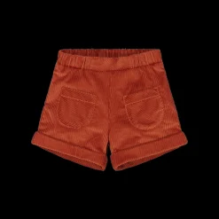 Shorts in velluto per neonata