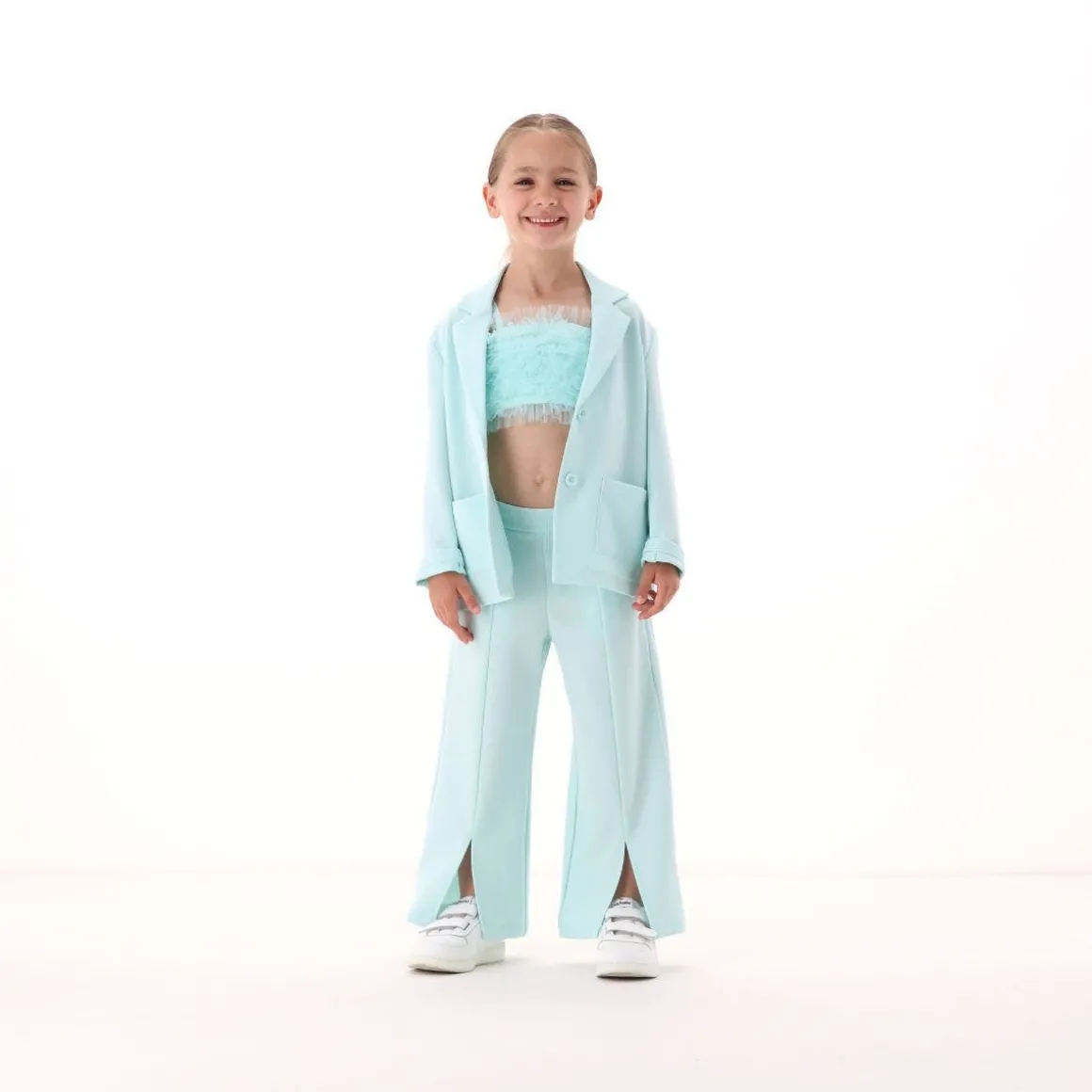 Top con tulle per bambina