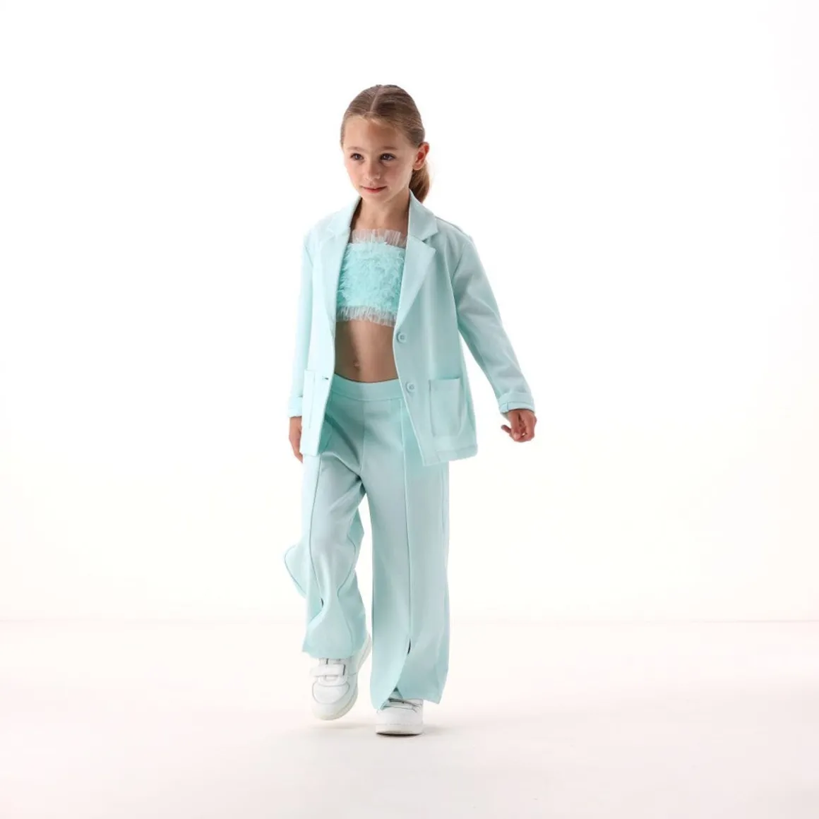 Top con tulle per bambina
