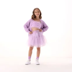Top con tulle per bambina