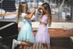 Top con tulle per bambina