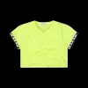 Top da bambina con arricciature