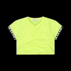 Top da bambina con arricciature